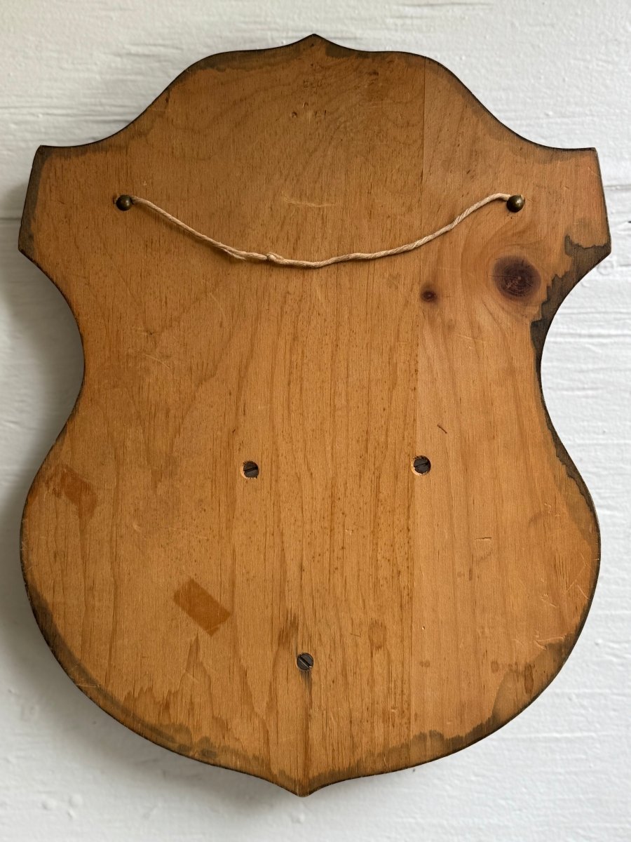 VTG Sailboat Wood Plaque - Diamonds & Rust