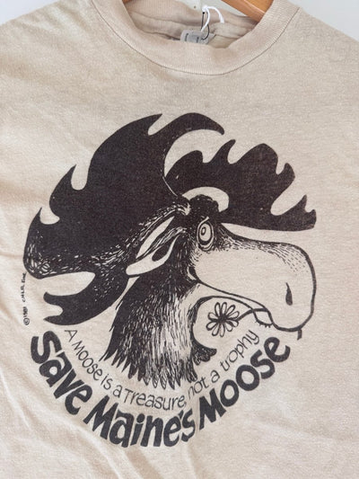 VTG Save Maine's Moose Tee - Diamonds & Rust