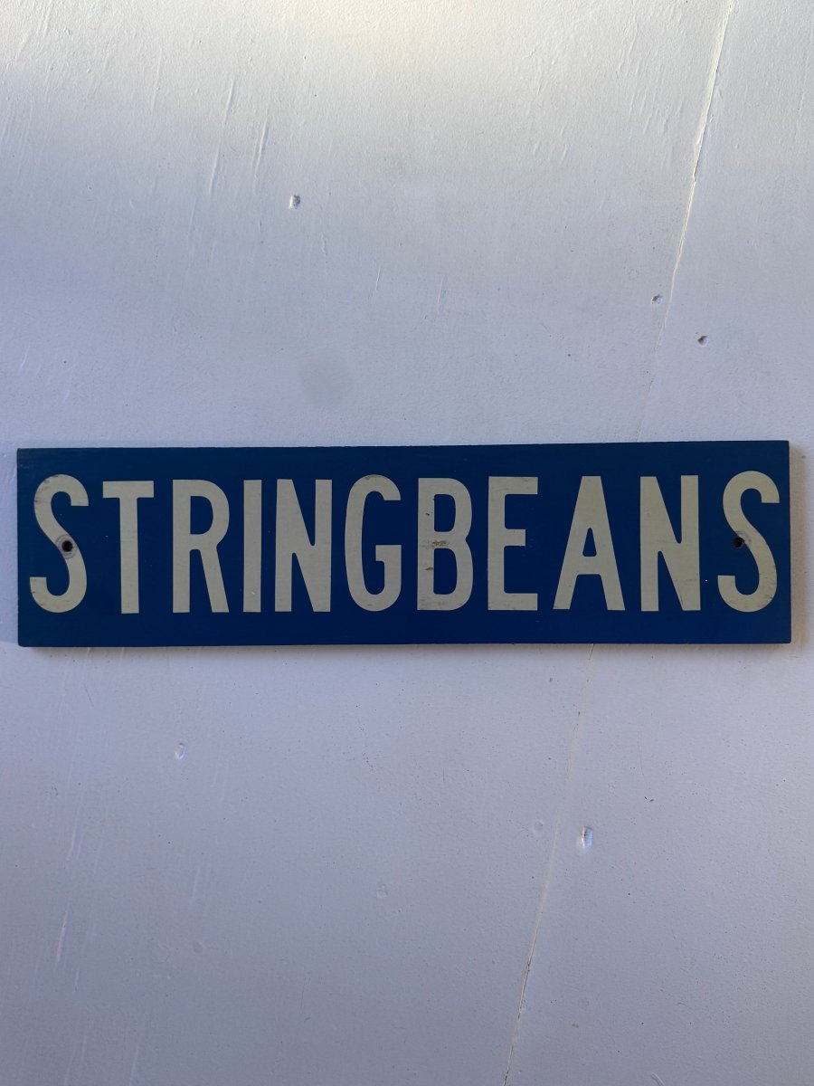 VTG Stringbean Farm Stand Sign - Diamonds & Rust