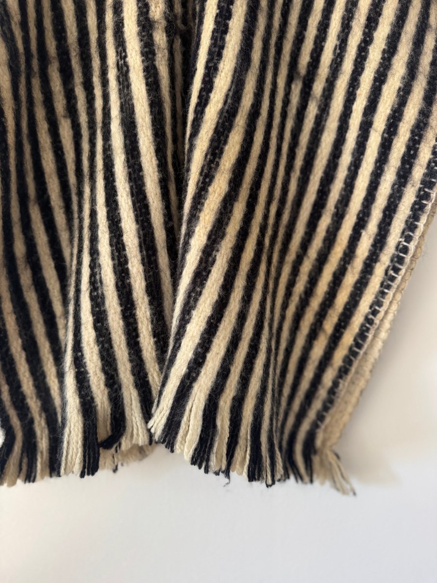 VTG Striped Shawl - Diamonds & Rust