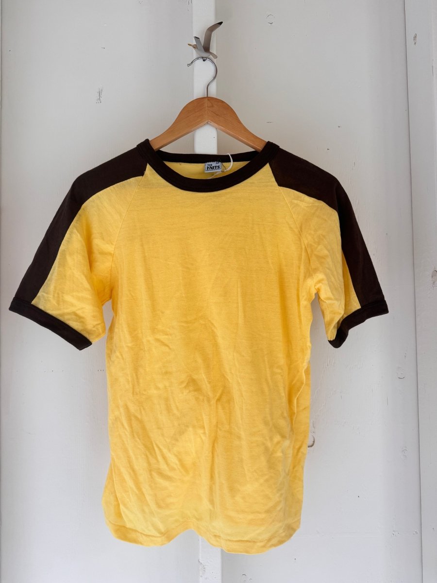 VTG The Knits - Yellow Tee - Diamonds & Rust