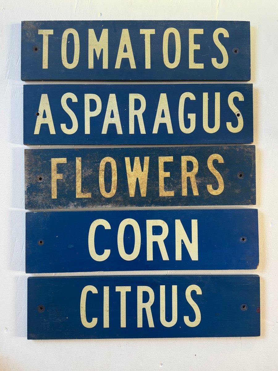 VTG Tomatoes Farm Stand Sign - Diamonds & Rust