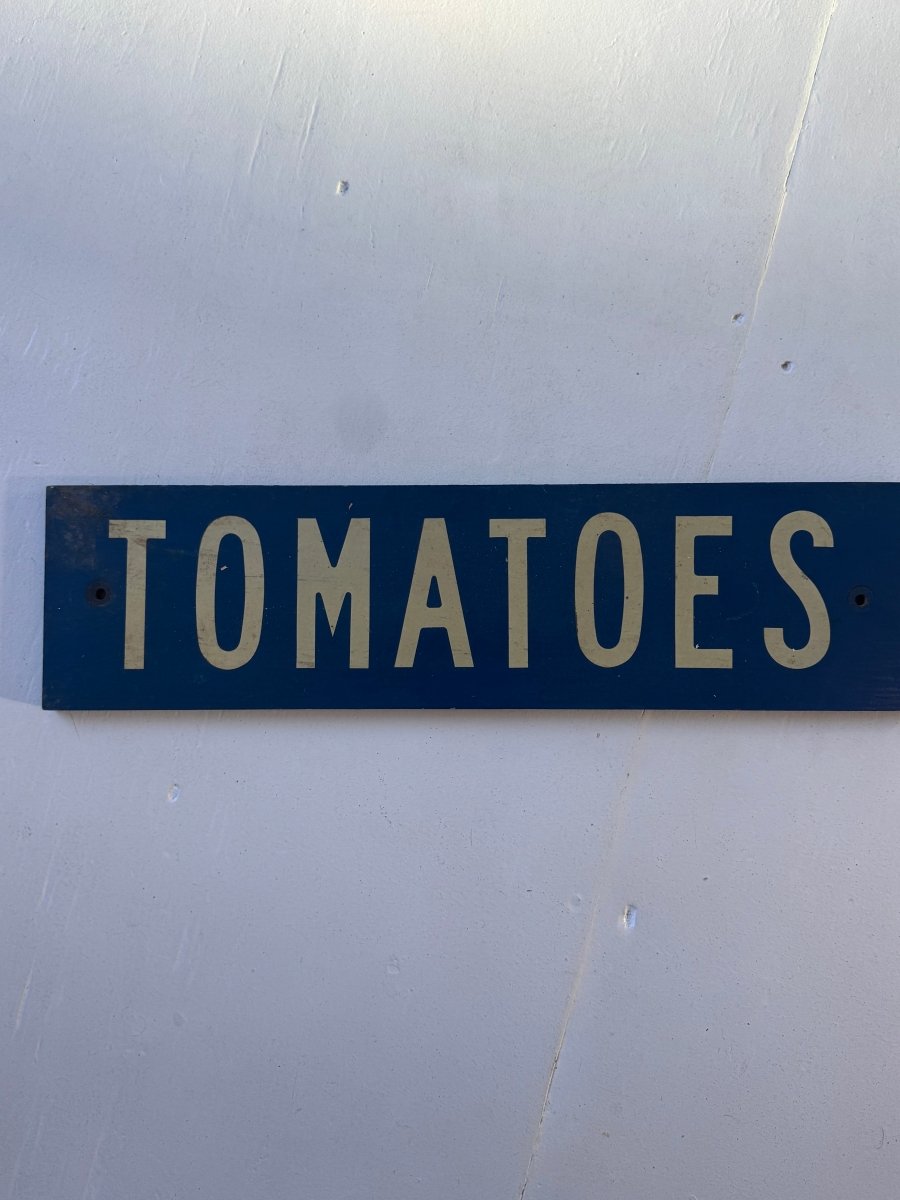 VTG Tomatoes Farm Stand Sign - Diamonds & Rust