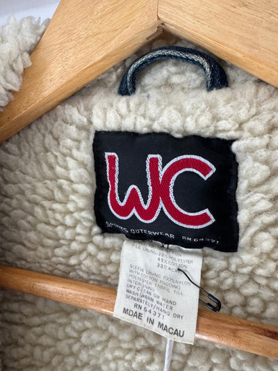 VTG WC Fleece Lined Denim Jacket - Diamonds & Rust
