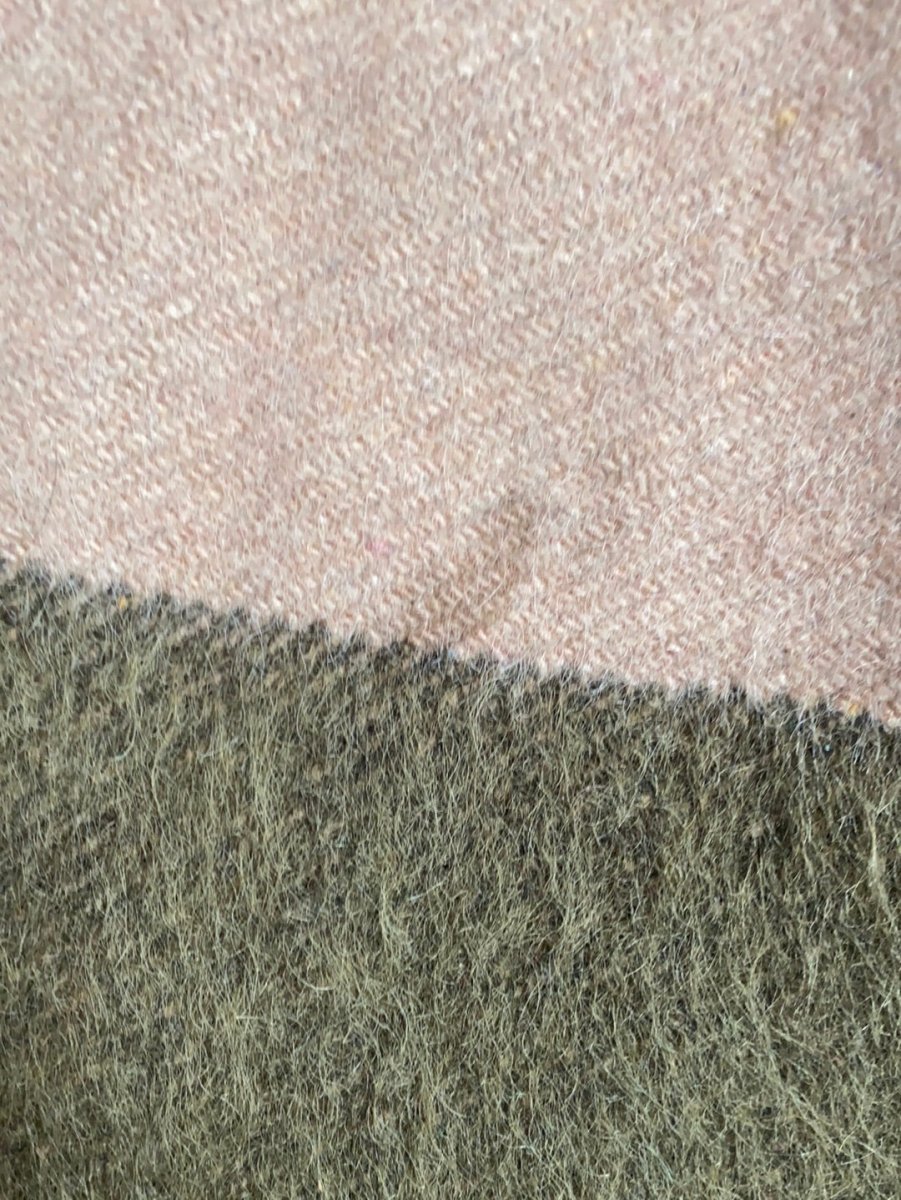 1930s Vintage Hudson Bay 3.5 Point Blanket - Diamonds & Rust