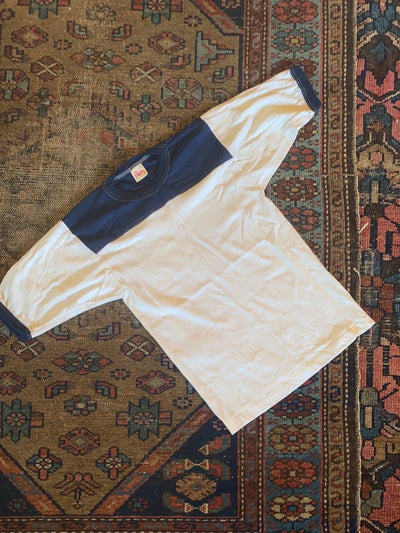 1980s Deadstock Youth Ringer Tees - Single Stitch - Diamonds & Rust