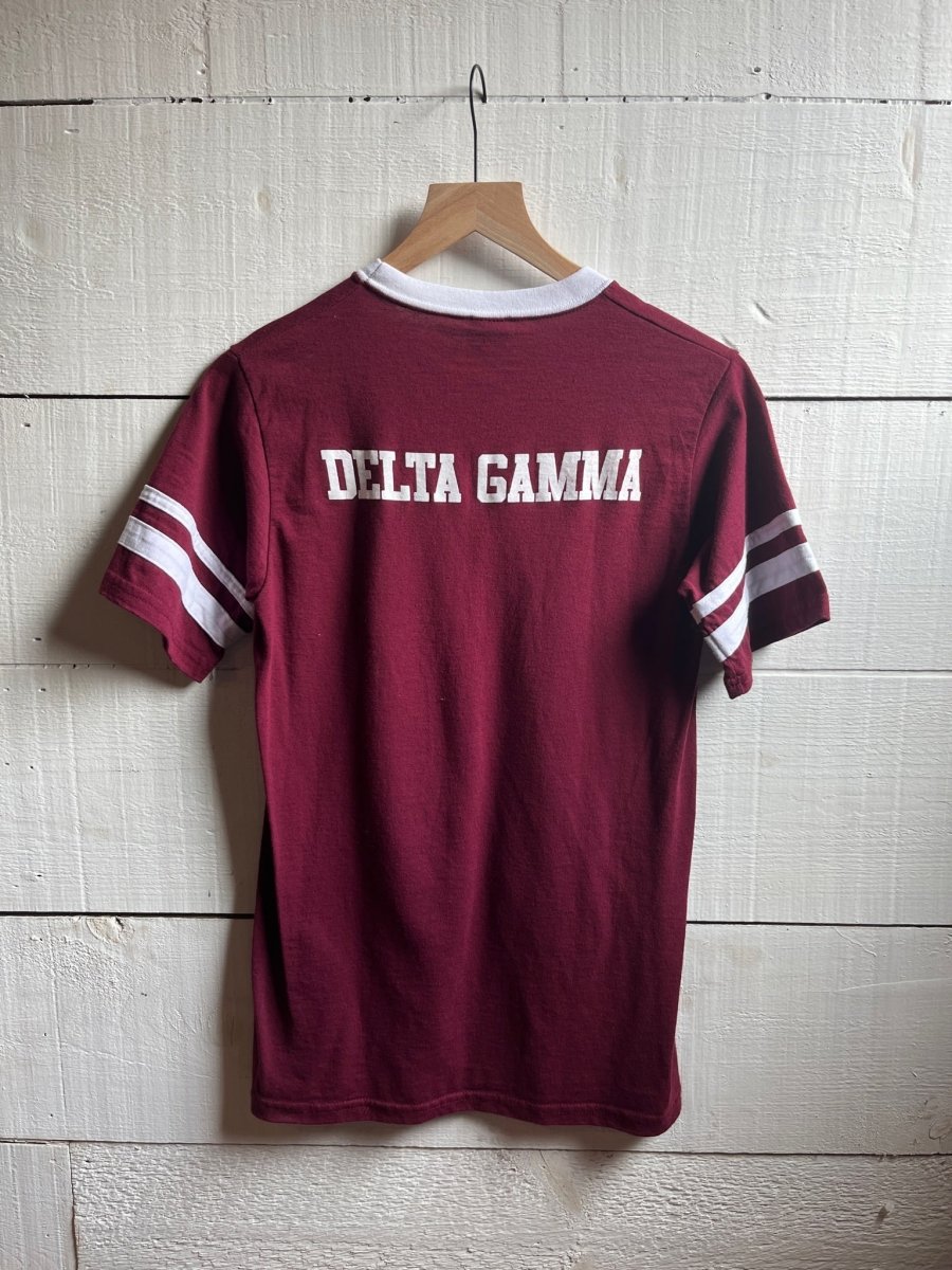 1980s Harvard Delta Gamma Football Tee - Diamonds & Rust