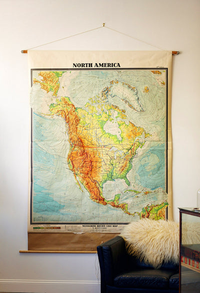 Map of North America 1967