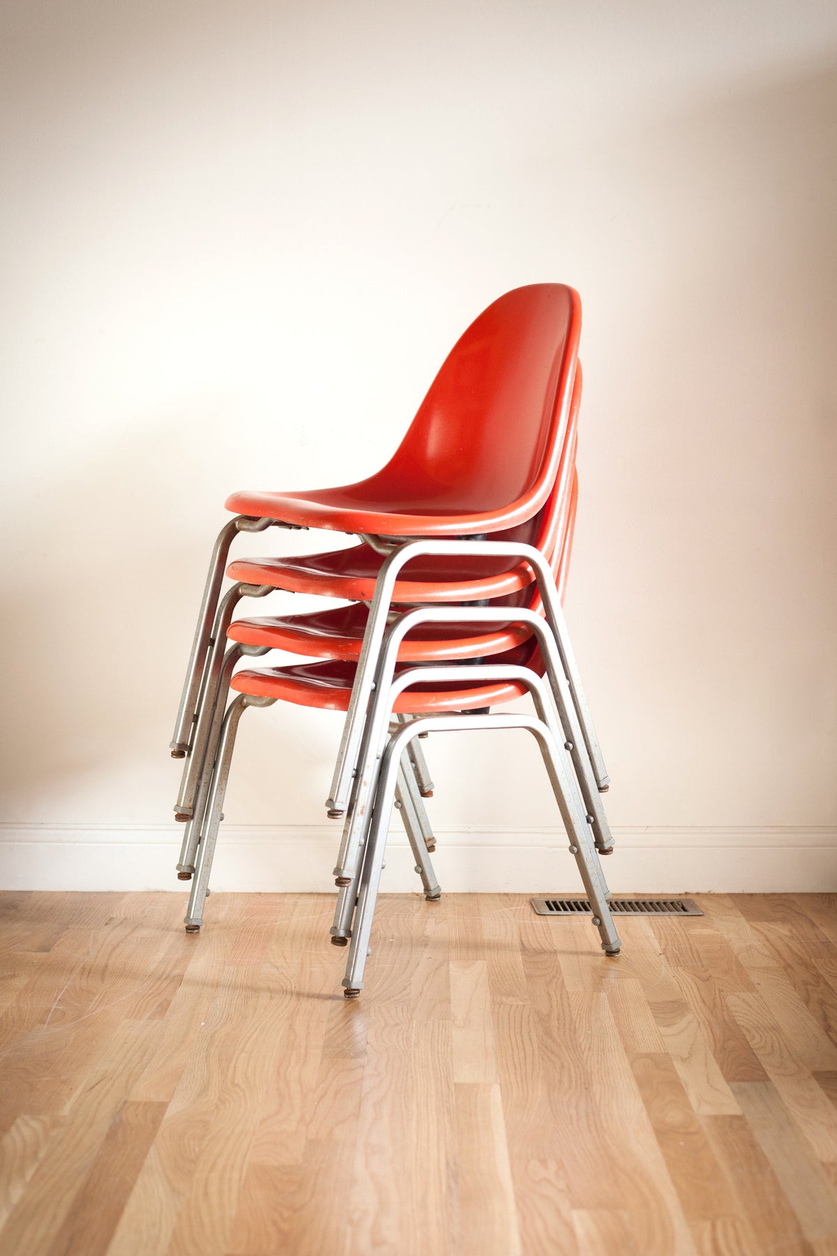 Set of 4 TechFab Stacking Chairs