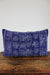 Indigo Batik Lumbar Pillow - Diamonds & Rust