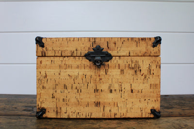 Vintage Cork Chest - Diamonds & Rust