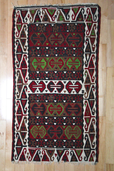 Vintage Flat Weave Rug