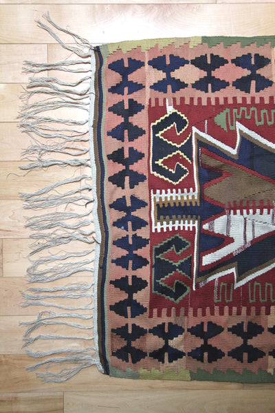Vintage Flat Weave Rug