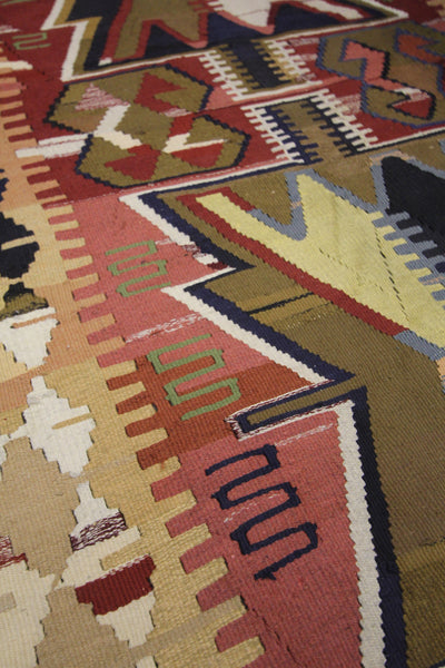 Vintage Flat Weave Rug
