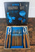 Vintage Seafood 8 Piece Set - Diamonds & Rust