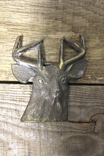 Vintage Brass Deer Belt Buckle