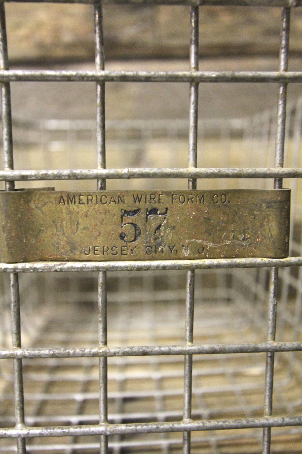 Vintage Locker Basket #57