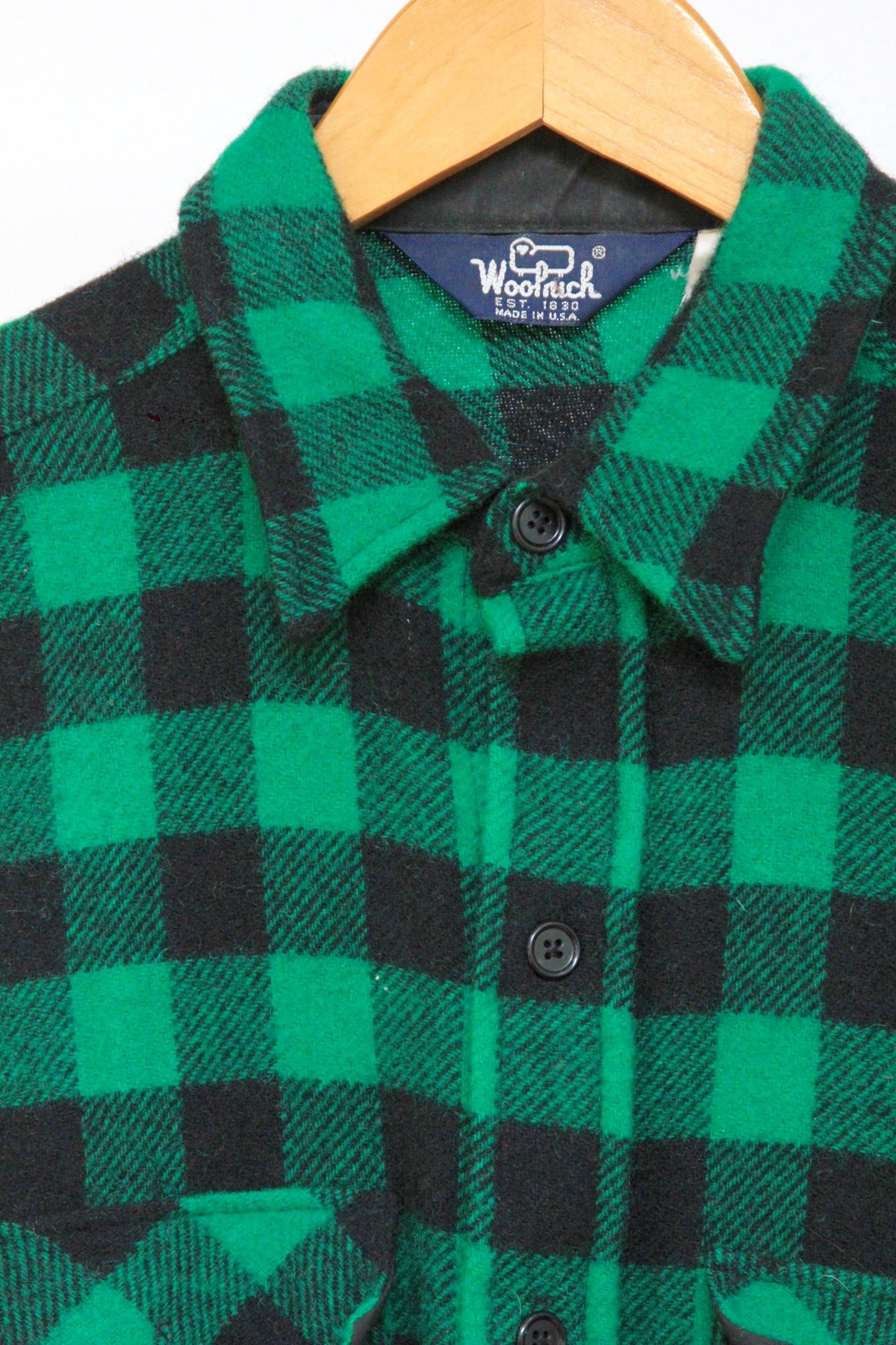 Vintage Woolrich Over Shirt - Diamonds & Rust