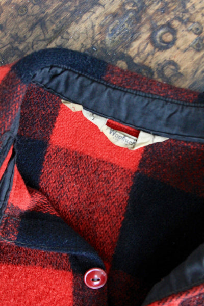 Vintage Woolrich Buffalo Plaid Over Shirt - Diamonds & Rust