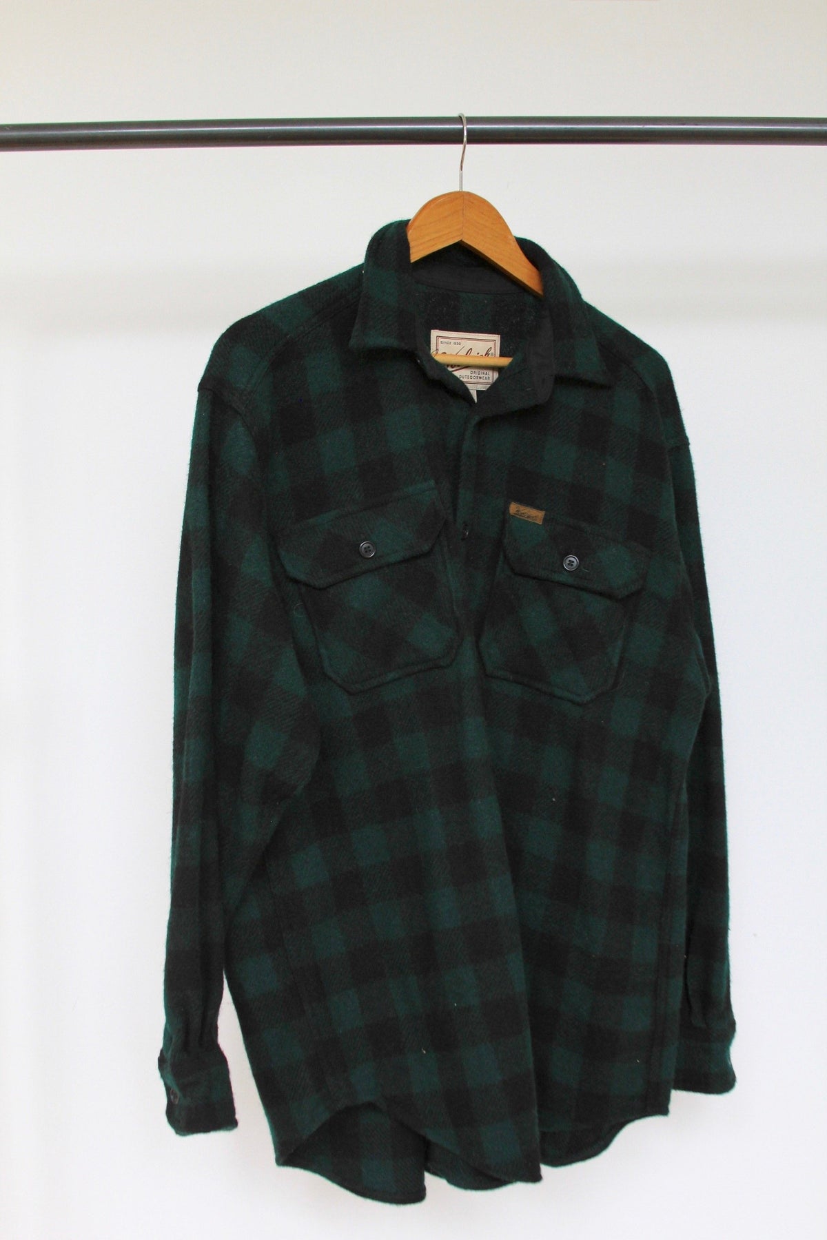 Vintage Woolrich Over Shirt - Diamonds & Rust