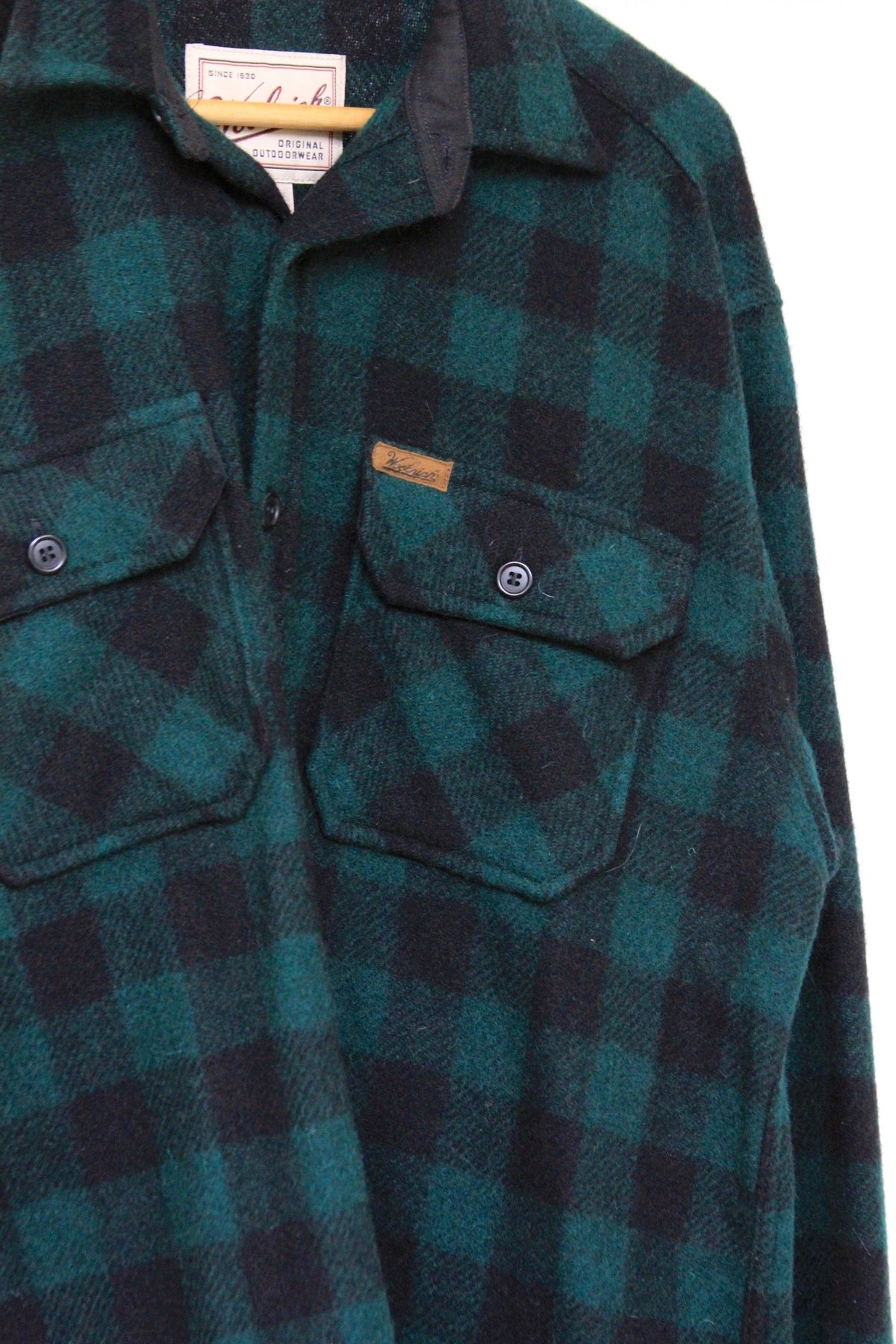 Vintage Woolrich Over Shirt - Diamonds & Rust
