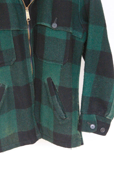 Vintage Woolrich Hunting Coat - Diamonds & Rust