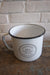 Diamonds and Rust "Oversized Enamel Mug"
