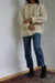 Vintage Fisherman's Sweater: Size 42 - Diamonds & Rust