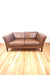 1960s Borge Mogensen Style Leather Sofa - Diamonds & Rust