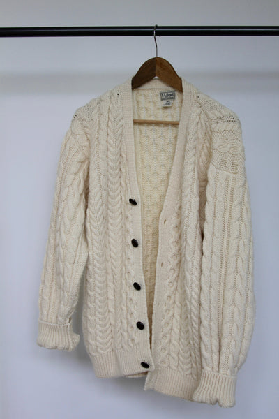 Vintage Fishermen's Sweater - Diamonds & Rust