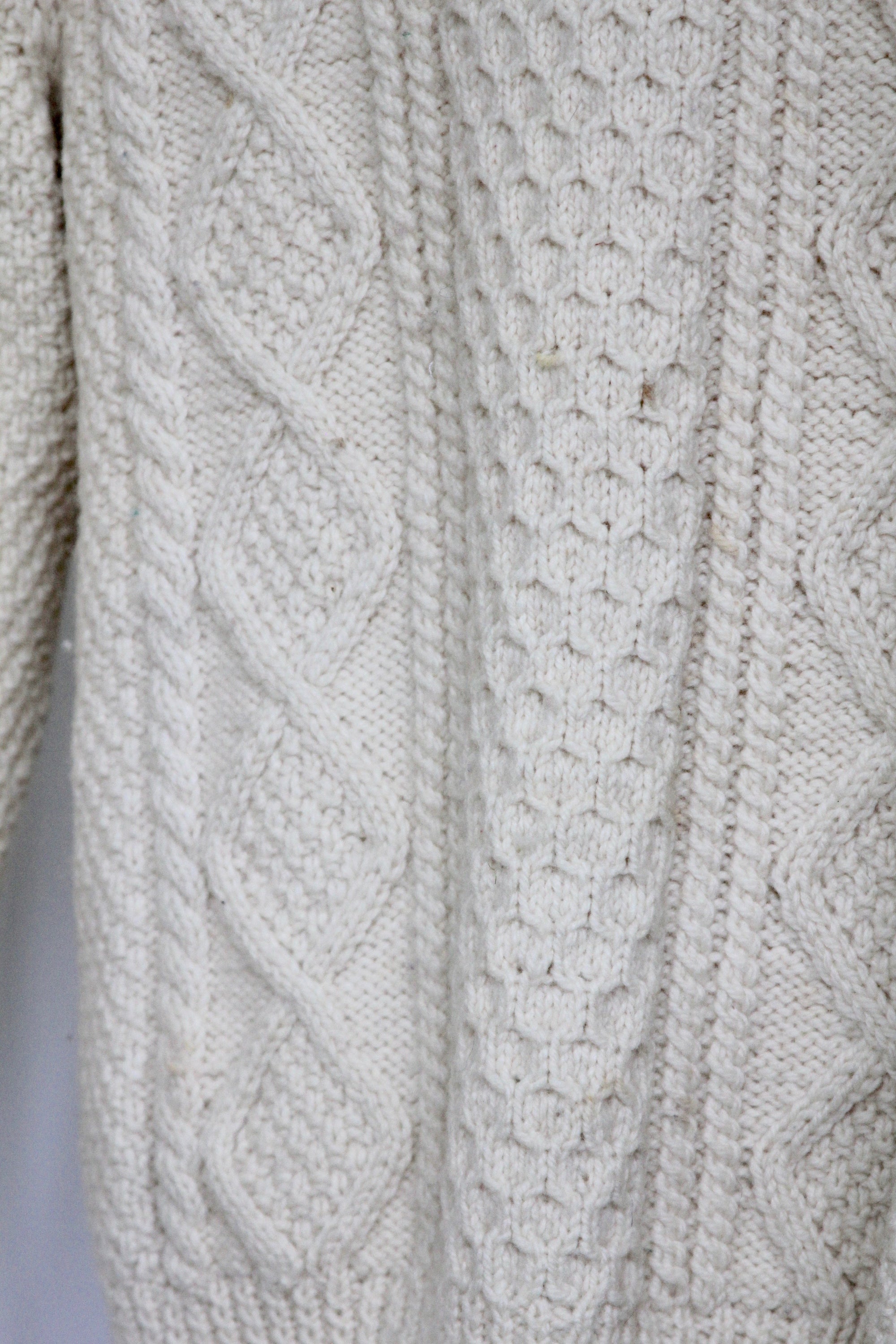 Vintage Fishermen's Sweater - Diamonds & Rust