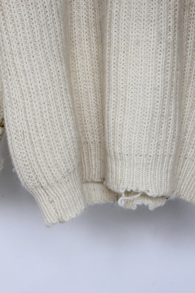 Vintage Fisherman's Sweater: Size 42 - Diamonds & Rust
