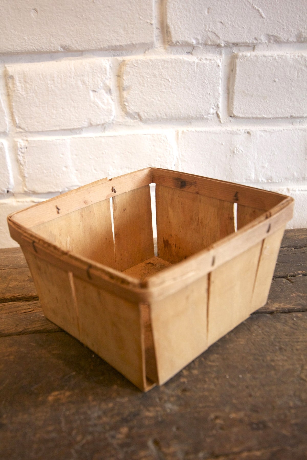 Four Wood Berry Baskets