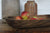 Antique Wooden Dough Bowl - Diamonds & Rust