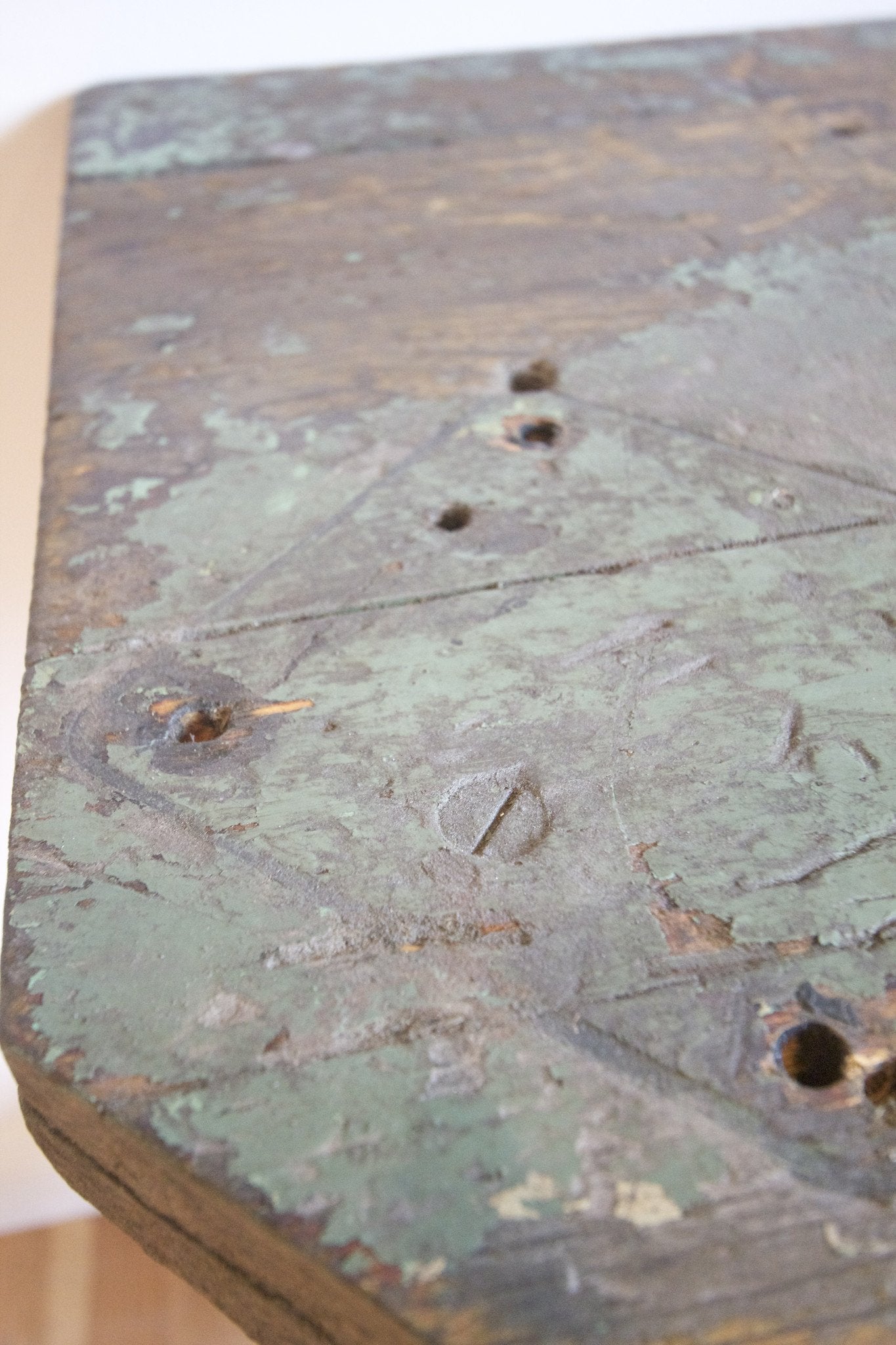 1940s Industrial Portable Workbench - Diamonds & Rust