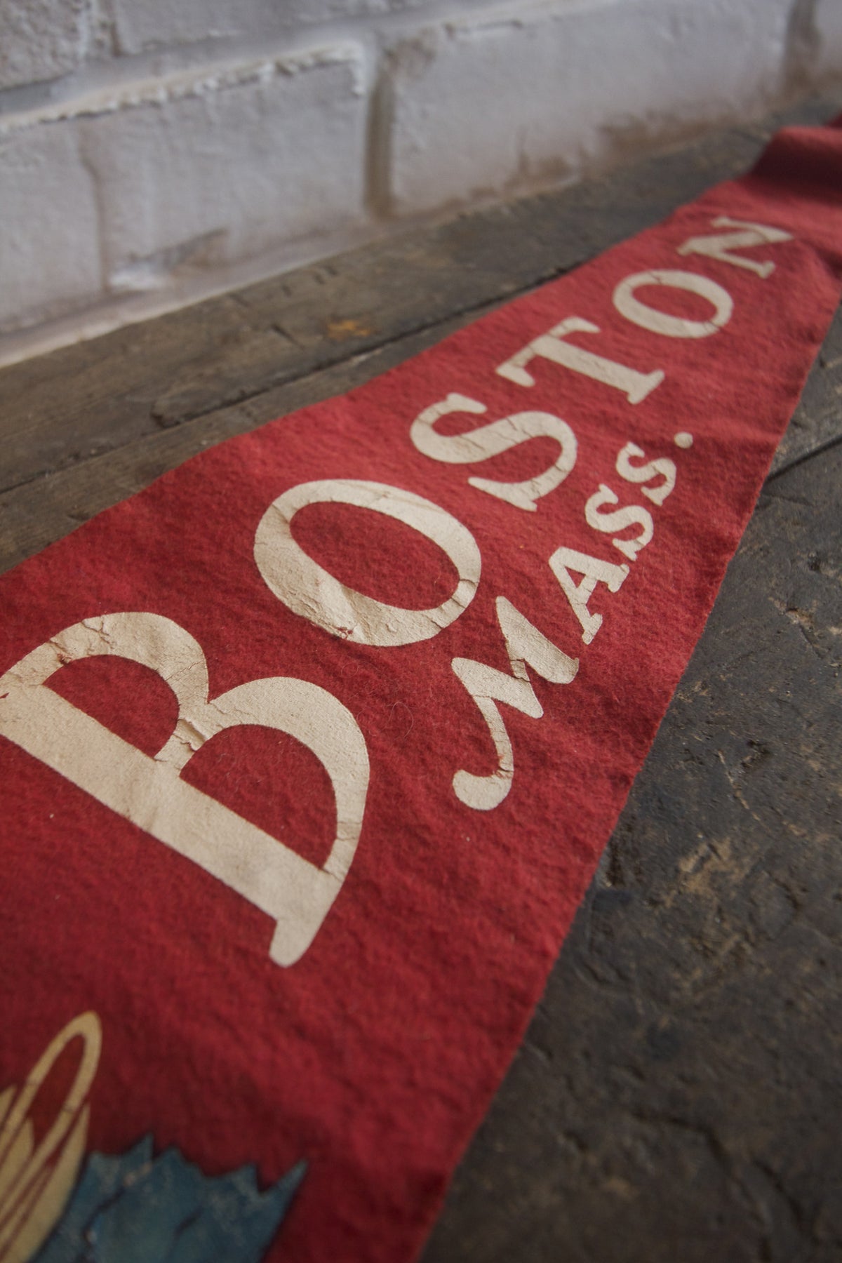 Vintage Boston Mass Pennant