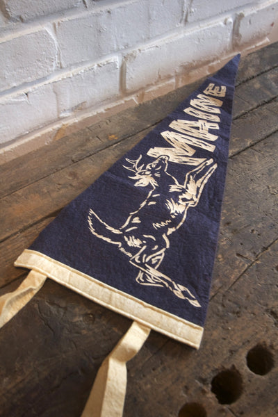 Vintage Maine Pennant