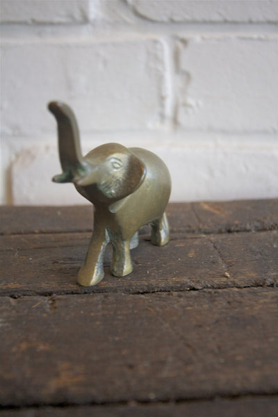 Tiny Brass Elephant