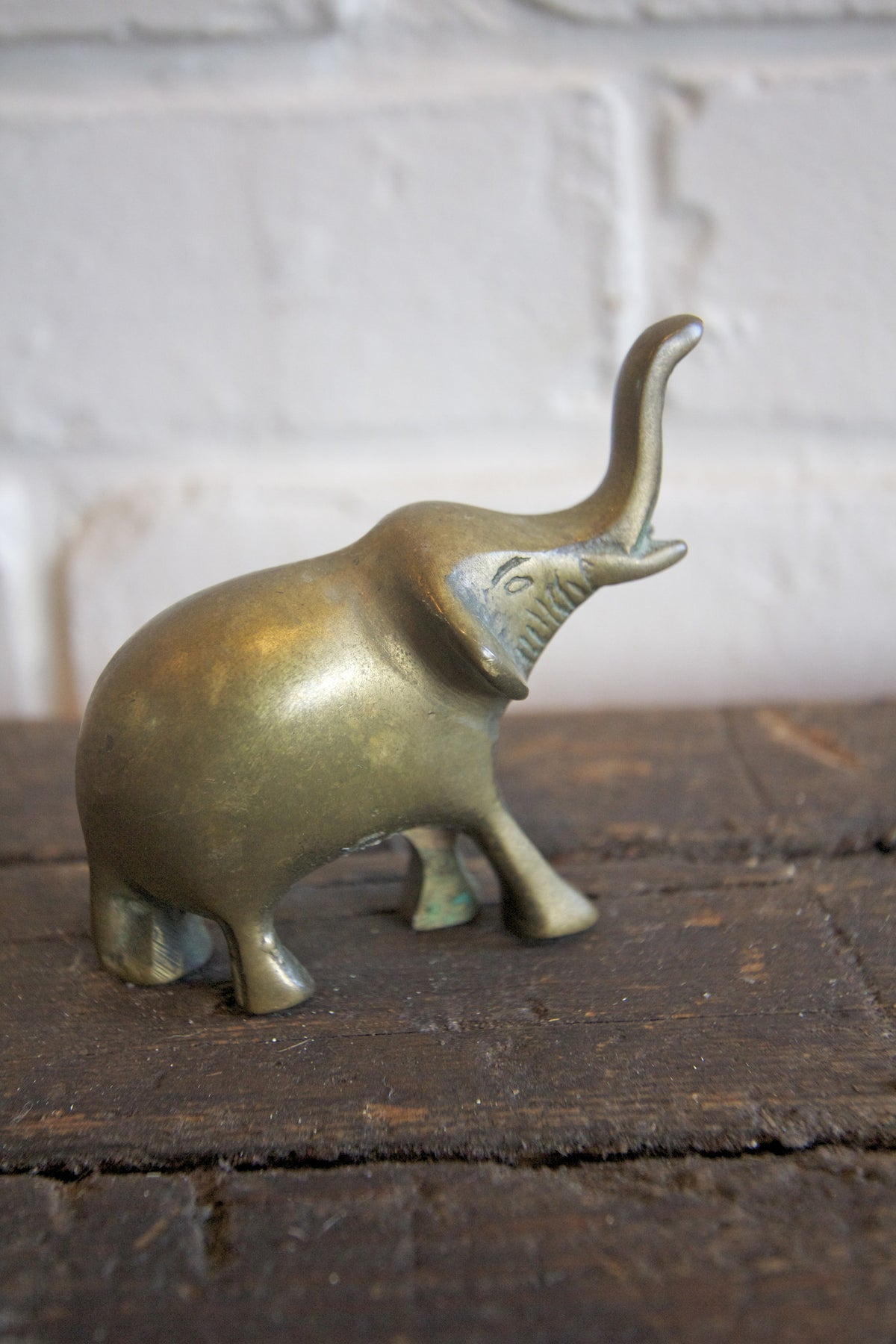 Tiny Brass Elephant