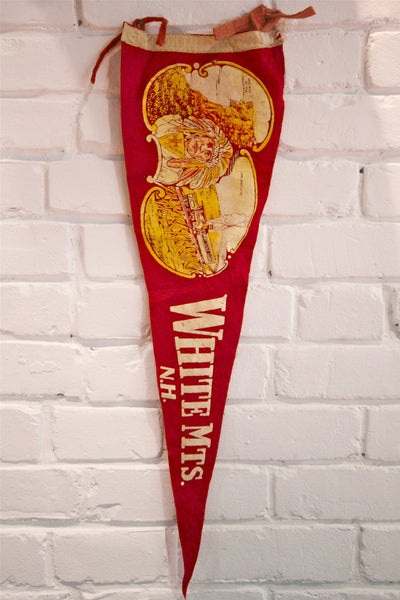 Vintage White Mnts, NH Pennant