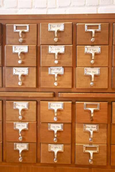 30 Drawer Card Catalog