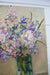 Vintage Iris & Cherry Blossoms Painting - Diamonds & Rust
