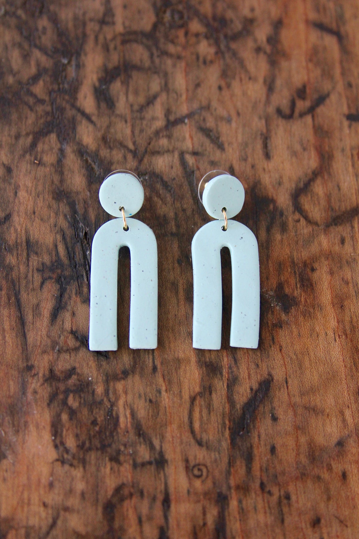 Moona Custom "The Sailaja" Earrings - Diamonds & Rust