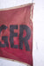 Vintage DANGER Cotton Flag