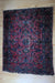Vintage Rug: Pink & Blue - Diamonds & Rust