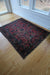 Vintage Rug: Pink & Blue - Diamonds & Rust