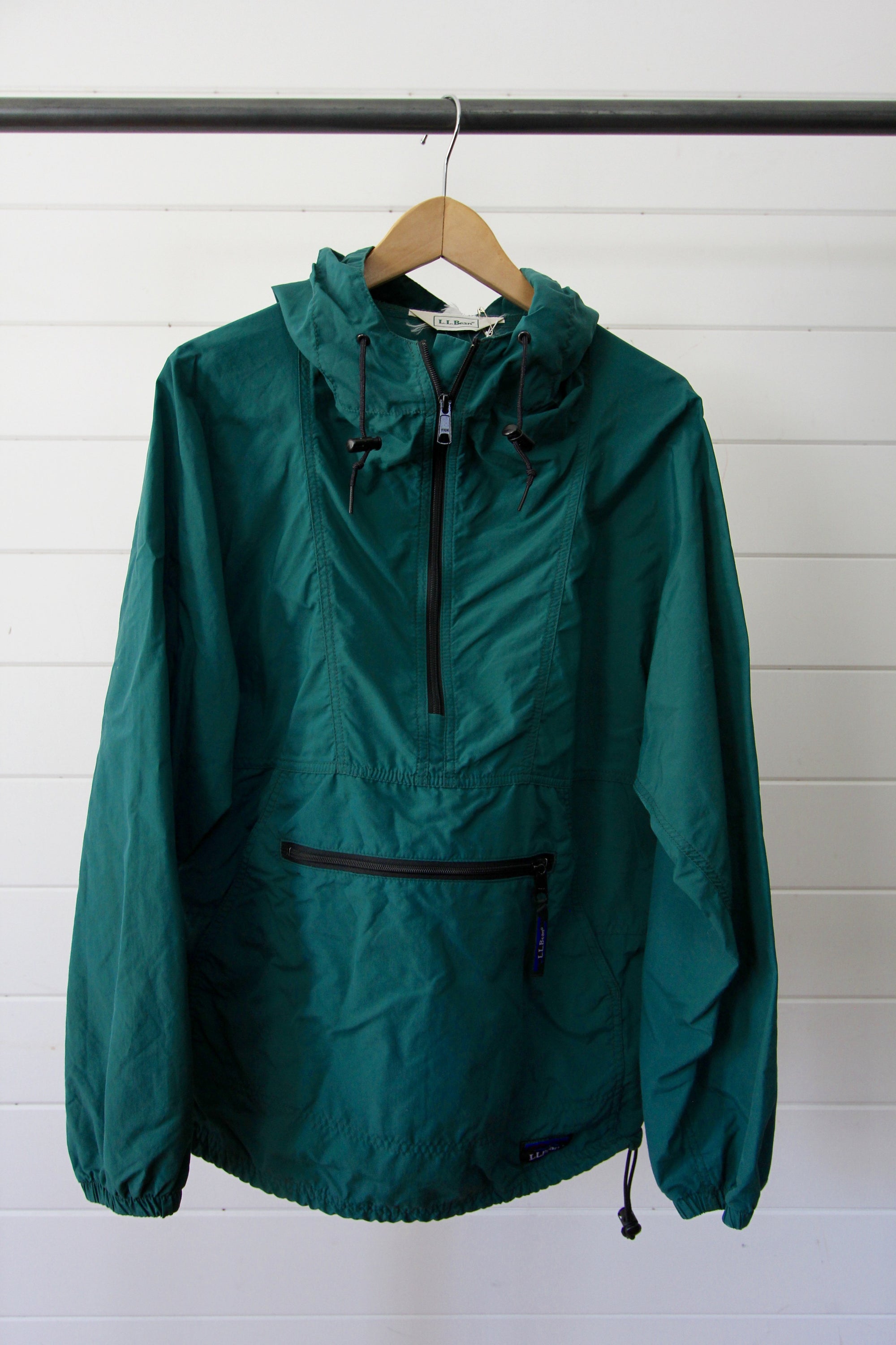 Vintage LL Bean Anorak Pullover - Diamonds & Rust 