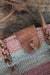 Vintage Woven Sisal Bag - Diamonds & Rust