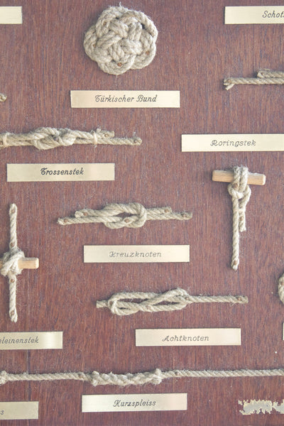 Vintage German Knot Board