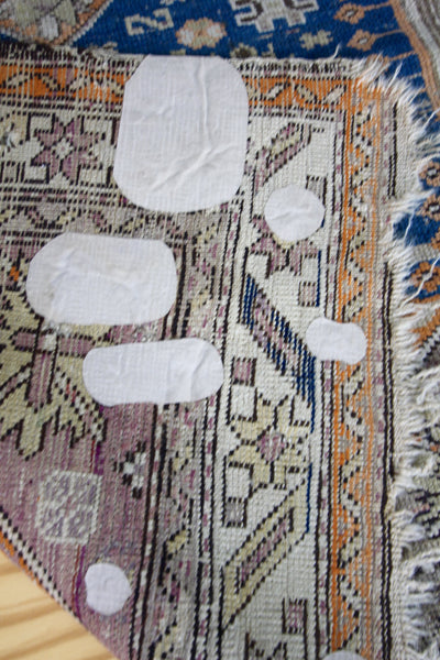Vintage Worn In Rug - Diamonds & Rust
